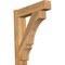 Ekena Millwork Balboa Block Rough Sawn Outlooker, Western Red Cedar, 6"W x 24"D x 28"H OUT06X24X28BOA05RWR - alternate 1